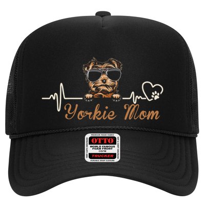 Funny Yorkie Mom Gift For Yorkie Dog Lovers Trucker Hat