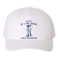 Funny Yall Mind If I Do Some Lollygagging Cowboy Frog Yupoong Adult 5-Panel Trucker Hat