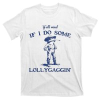 Funny Yall Mind If I Do Some Lollygagging Cowboy Frog T-Shirt