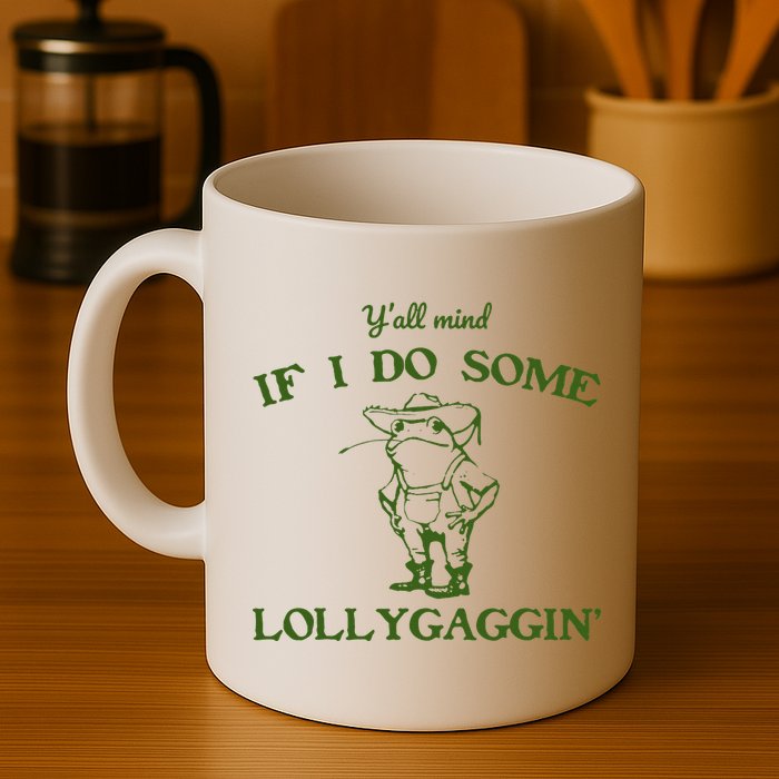 Funny YAll Mind If I Do Some Lollygaggin Mug