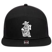 Feelings You Must Trust 7 Panel Mesh Trucker Snapback Hat