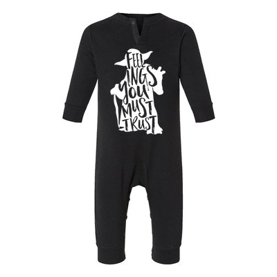 Feelings You Must Trust Infant Fleece One Piece