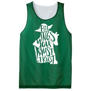 Feelings You Must Trust Mesh Reversible Basketball Jersey Tank