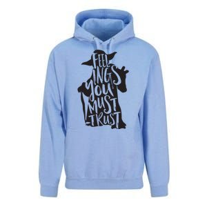 Feelings You Must Trust Unisex Surf Hoodie