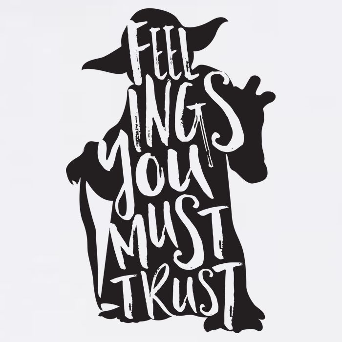 Feelings You Must Trust Garment-Dyed Sweatshirt