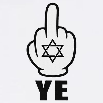 Fuck Ye Middle Finger For Ye Jewish Celebrities T-Shirt