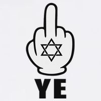 Fuck Ye Middle Finger For Ye Jewish Celebrities Womens Tank Top