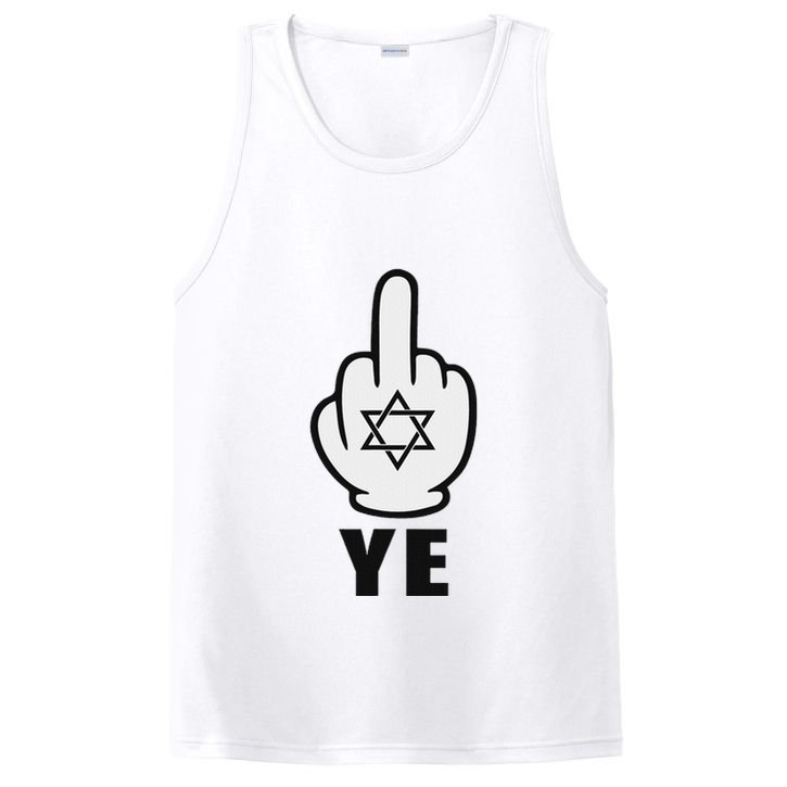 Fuck Ye Middle Finger For Ye Jewish Celebrities PosiCharge Competitor Tank