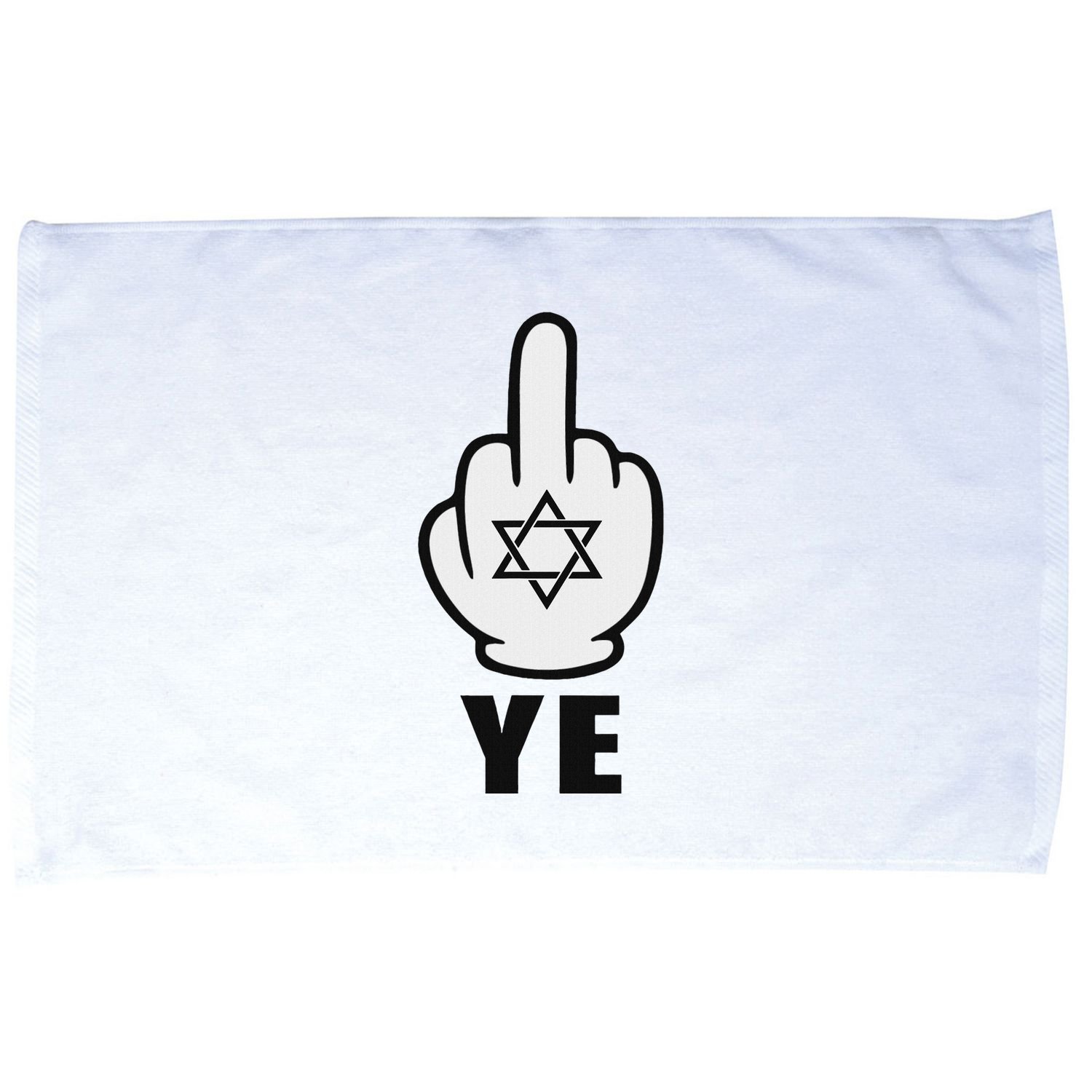 Fuck Ye Middle Finger For Ye Jewish Celebrities Microfiber Hand Towel