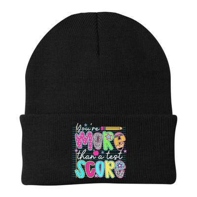 Funny Youre More Than A Test Score Testing Day Teacher Beanie