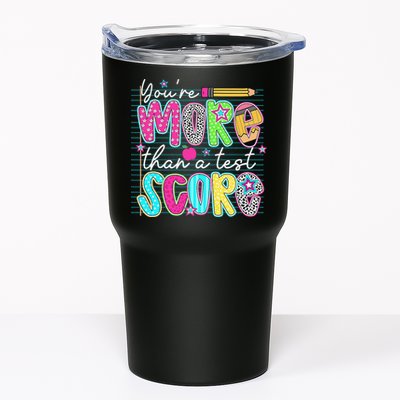 Funny Youre More Than A Test Score Testing Day Teacher Tumbler