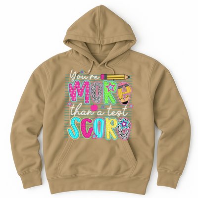 Funny Youre More Than A Test Score Testing Day Teacher Hoodie