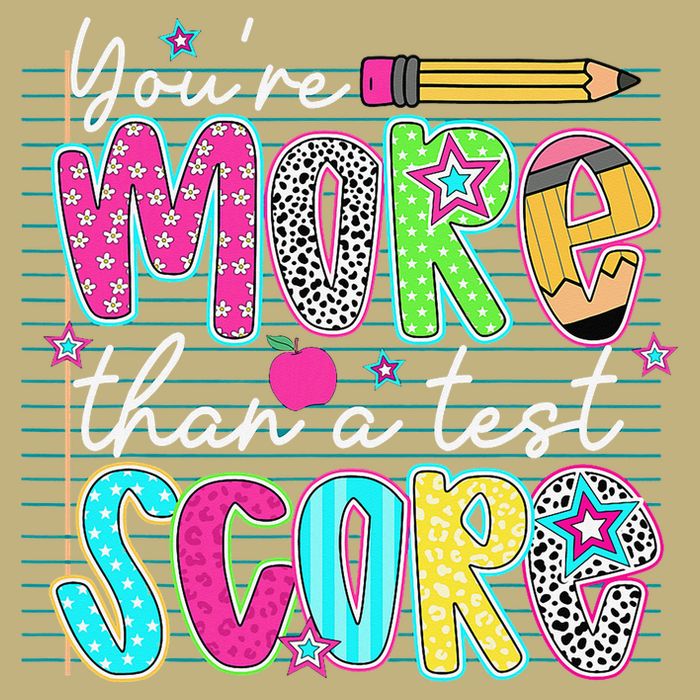 Funny Youre More Than A Test Score Testing Day Teacher Magnet