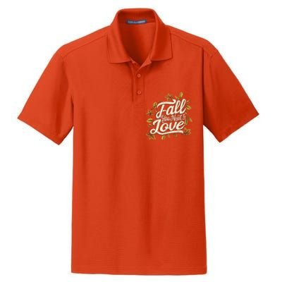 Fall You Need is Love Perfect Wo Fall Thanksgiving  Dry Zone Grid Polo