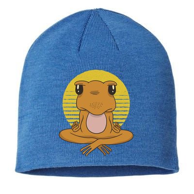 Frog Yoga Namaste Gift Sustainable Beanie