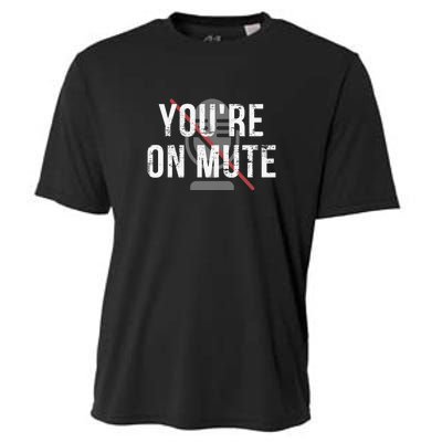 Funny YouRe On Mute! Cooling Performance Crew T-Shirt