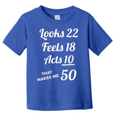 Fifty Years Old Birthday Present For 50 Year Old Toddler T-Shirt