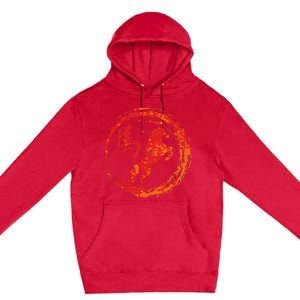 funny Year of the Horse Chinese Zodiac Premium Pullover Hoodie