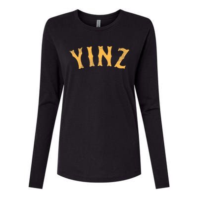 Funny Yinz Pittsburgh Pennsylvania Yinzer Souvenir Womens Cotton Relaxed Long Sleeve T-Shirt