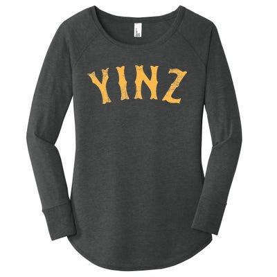 Funny Yinz Pittsburgh Pennsylvania Yinzer Souvenir Women's Perfect Tri Tunic Long Sleeve Shirt