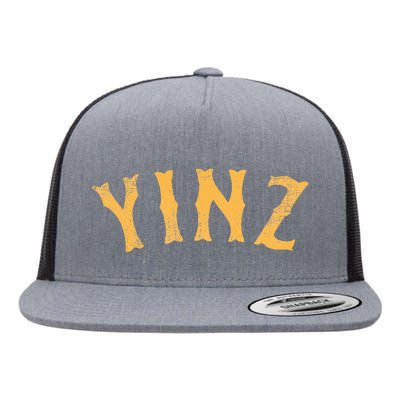 Funny Yinz Pittsburgh Pennsylvania Yinzer Souvenir Flat Bill Trucker Hat