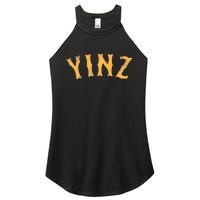 Funny Yinz Pittsburgh Pennsylvania Yinzer Souvenir Women’s Perfect Tri Rocker Tank