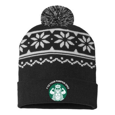 Fuck Your Pumpkin Spice USA-Made Snowflake Beanie