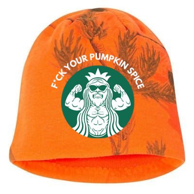 Fuck Your Pumpkin Spice Kati - Camo Knit Beanie