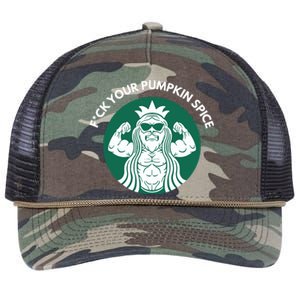 Fuck Your Pumpkin Spice Retro Rope Trucker Hat Cap