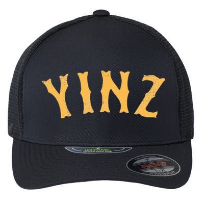 Funny Yinz Pittsburgh Pennsylvania Yinzer Souvenir Flexfit Unipanel Trucker Cap