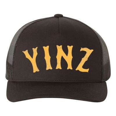 Funny Yinz Pittsburgh Pennsylvania Yinzer Souvenir Yupoong Adult 5-Panel Trucker Hat