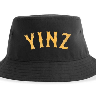 Funny Yinz Pittsburgh Pennsylvania Yinzer Souvenir Sustainable Bucket Hat