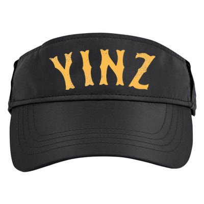 Funny Yinz Pittsburgh Pennsylvania Yinzer Souvenir Adult Drive Performance Visor