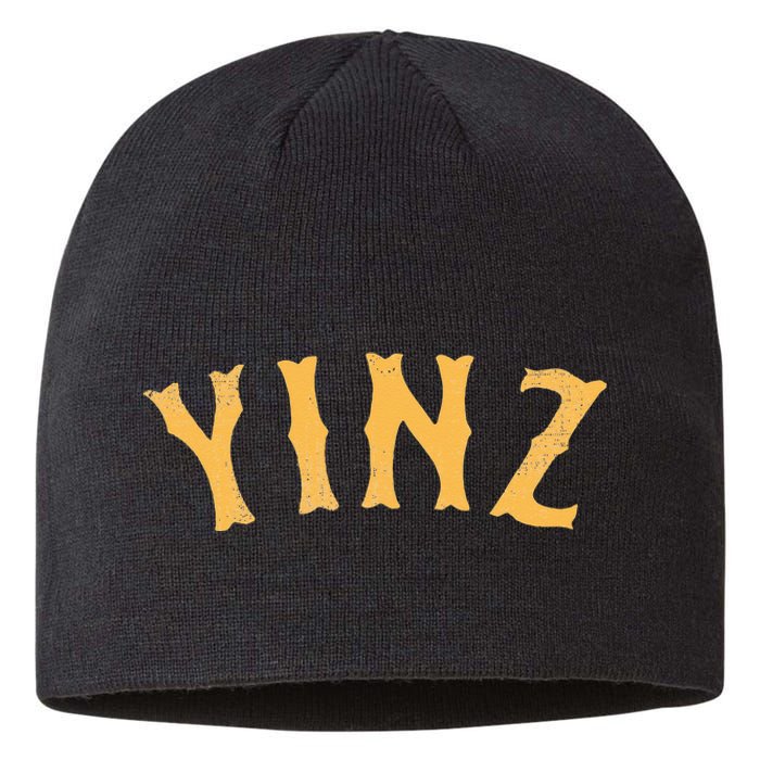 Funny Yinz Pittsburgh Pennsylvania Yinzer Souvenir Sustainable Beanie