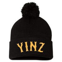 Funny Yinz Pittsburgh Pennsylvania Yinzer Souvenir Pom Pom 12in Knit Beanie