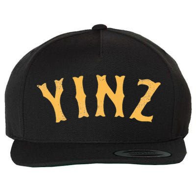 Funny Yinz Pittsburgh Pennsylvania Yinzer Souvenir Wool Snapback Cap