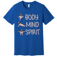 Funny Yoga Pug Funny Dog Lovers Meaningful Gift Premium T-Shirt