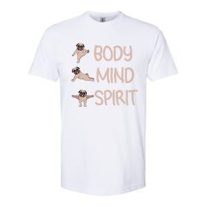 Funny Yoga Pug Funny Dog Lovers Meaningful Gift Softstyle CVC T-Shirt