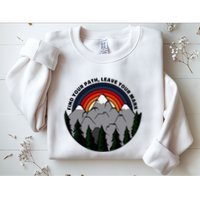 Find Your Path Leave Your Mark Outdoor Camping Retro Sweatshirt