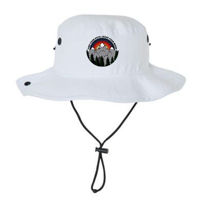 Find Your Path Leave Your Mark Outdoor Camping Retro Bucket Hat