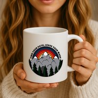 Find Your Path Leave Your Mark Outdoor Camping Retro Mug