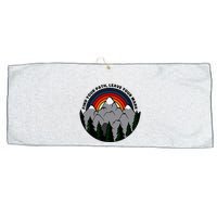 Find Your Path Leave Your Mark Outdoor Camping Retro Large Microfiber Waffle Golf Towel