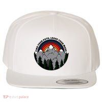 Find Your Path Leave Your Mark Outdoor Camping Retro Wool Snapback Cap