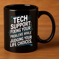 Fixing Your Problems While Judging Your Life Choices 11oz C Handle Ceramic Mug