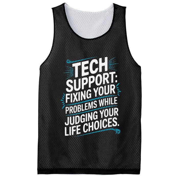 Fixing Your Problems While Judging Your Life Choices Mesh Reversible Basketball Jersey Tank