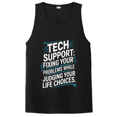 Fixing Your Problems While Judging Your Life Choices PosiCharge Competitor Tank