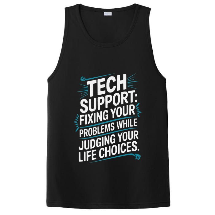 Fixing Your Problems While Judging Your Life Choices PosiCharge Competitor Tank