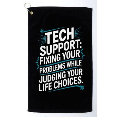 Fixing Your Problems While Judging Your Life Choices Golf Towel