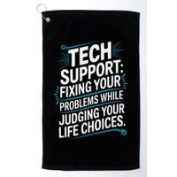 Fixing Your Problems While Judging Your Life Choices Golf Towel