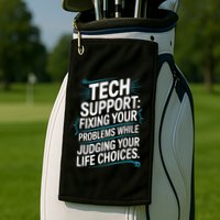Fixing Your Problems While Judging Your Life Choices Golf Towel